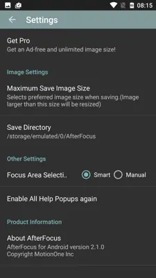 AfterFocus android App screenshot 10